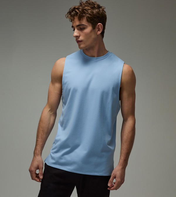 boohooMAN Sportswear - Blue T-Shirts & Vests