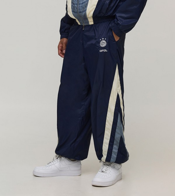 boohooMAN  - Navy Casual Pants