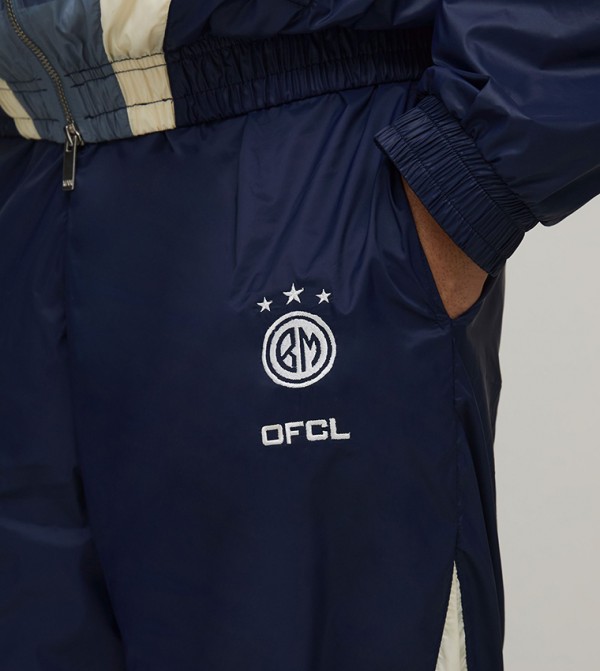 boohooMAN  - Navy Casual Pants