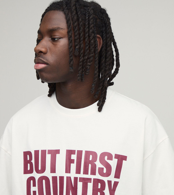 boohooMAN boohooMAN - White Round Neck T-Shirts
