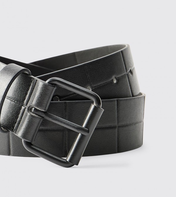 boohooMAN Accessories - Black Non Leather Belts