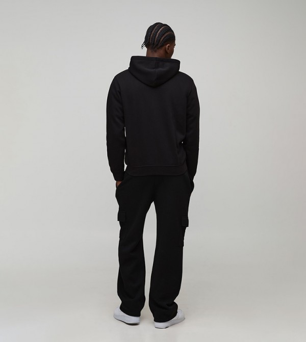 boohooMAN Pants & Chinos - Black Joggers
