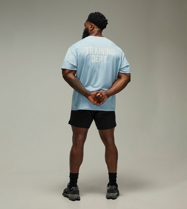 boohooMAN Sportswear - Light Blue T-Shirts & Vests