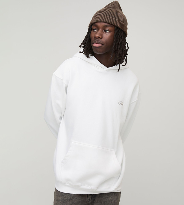 بوهو مان بوهو مان - أبيض  هودي