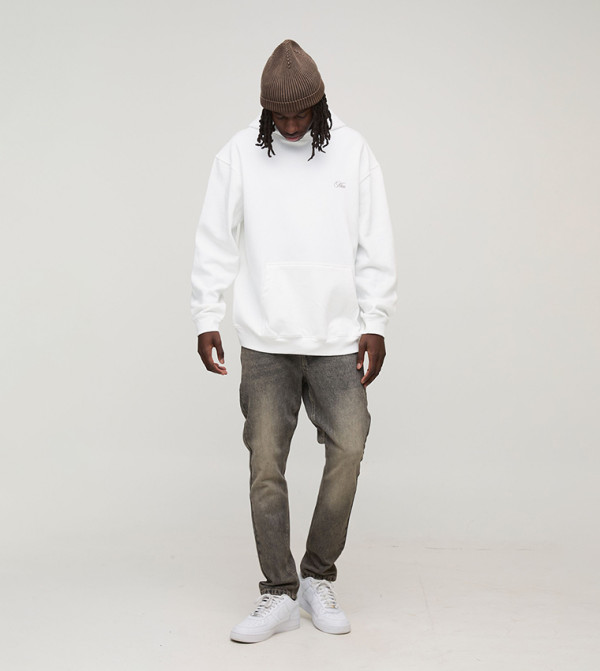 بوهو مان بوهو مان - أبيض  هودي