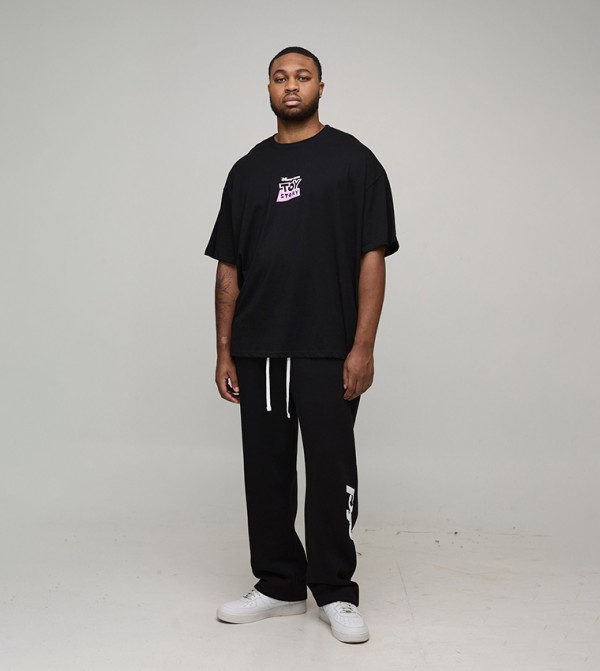 boohooMAN Clothing - Black Round Neck T-Shirts