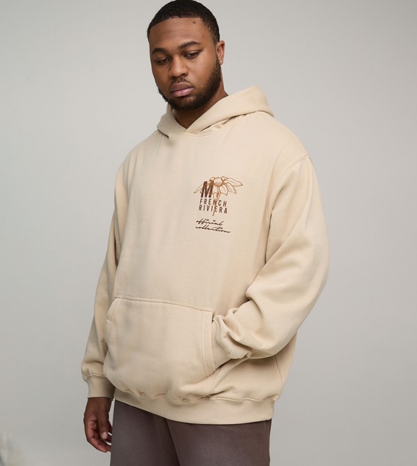 boohooMAN Clothing - Sand Hoodies