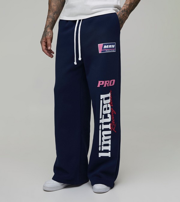 boohooMAN  - Navy Joggers