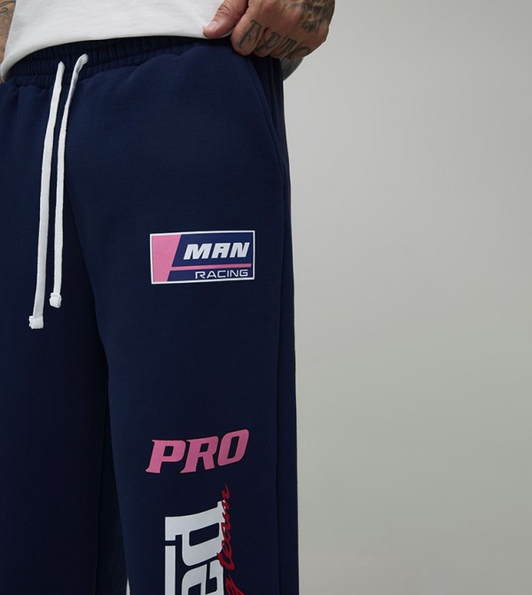 boohooMAN  - Navy Joggers