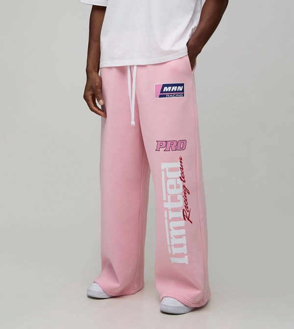 boohooMAN  Joggers - Pink Joggers