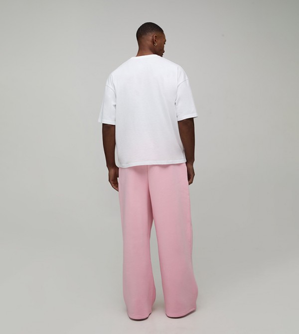 boohooMAN  Joggers - Pink Joggers