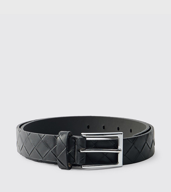 boohooMAN Belts - Black Non Leather Belts