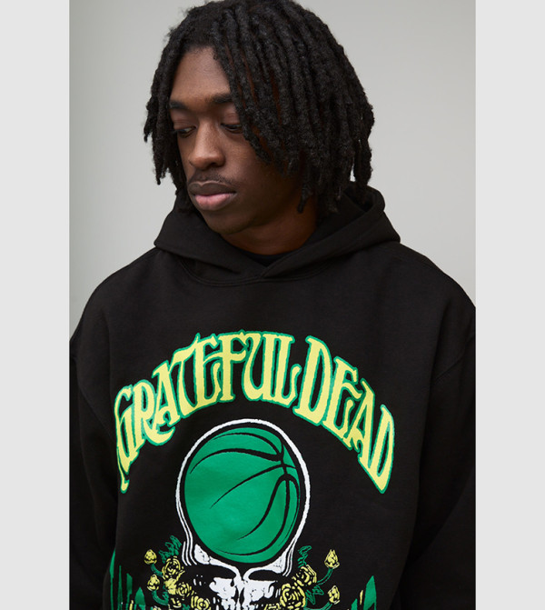 boohooMAN  Clothing - Black Hoodies