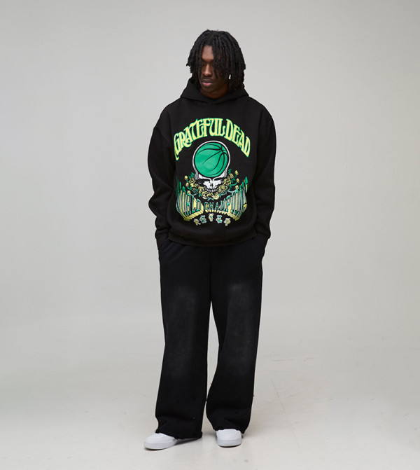 boohooMAN  Clothing - Black Hoodies