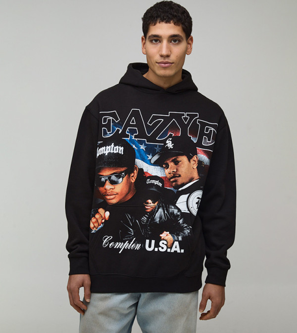 boohooMAN  Hoodies & Sweatshirts - Black Hoodies