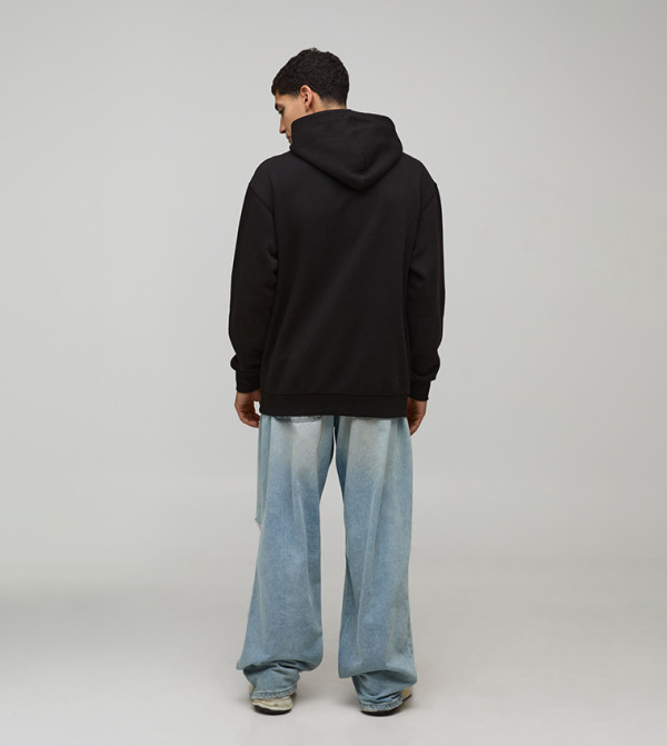 boohooMAN  Hoodies & Sweatshirts - Black Hoodies