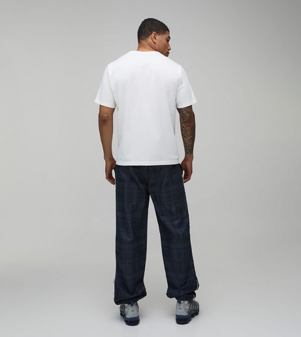 boohooMAN  - Navy Casual Pants