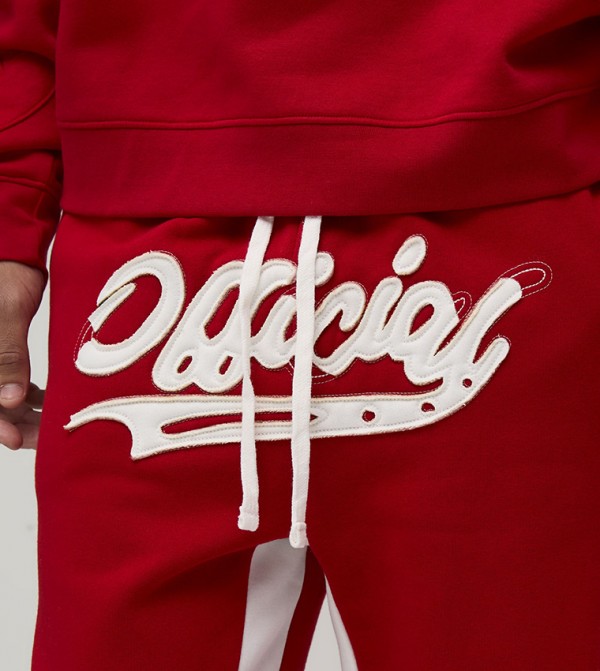 boohooMAN  - Red Joggers