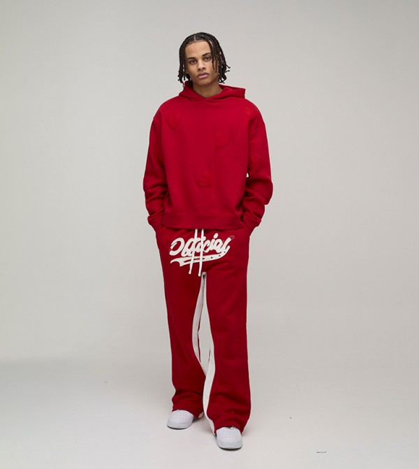 boohooMAN  - Red Joggers