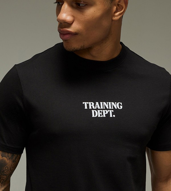 بوهو مان ملابس رياضة - أسود T-Shirts & Vests