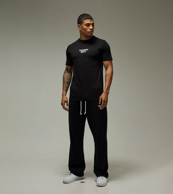 بوهو مان ملابس رياضة - أسود T-Shirts & Vests