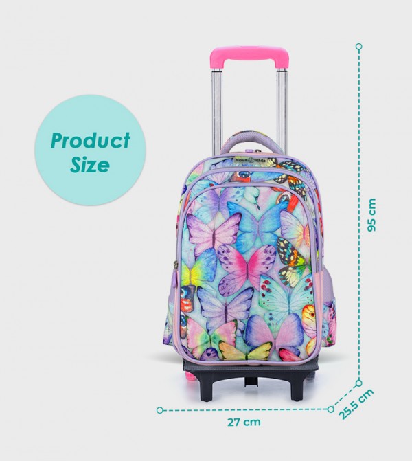 Nova Kids Nova Kids - Purple Trolley Backpack Set