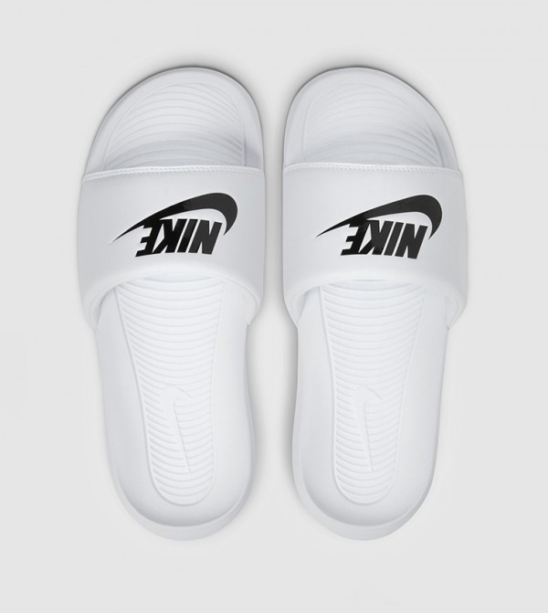 Nike  Flip flops and Slides - White Slides