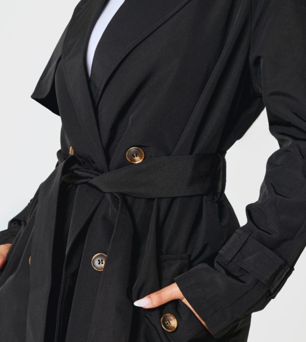 PrettyLittleThing  Clothing - Black Overcoats