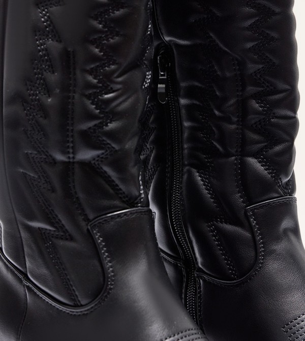 PrettyLittleThing  - Black Knee length Boots