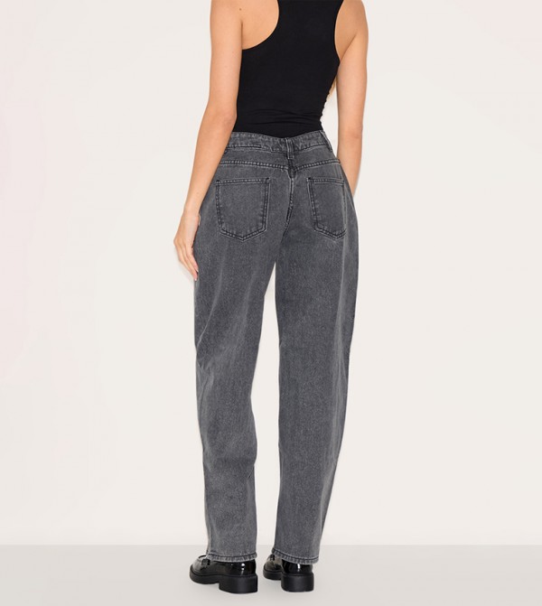 PrettyLittleThing PrettyLittleThing - Grey Boyfriend jeans