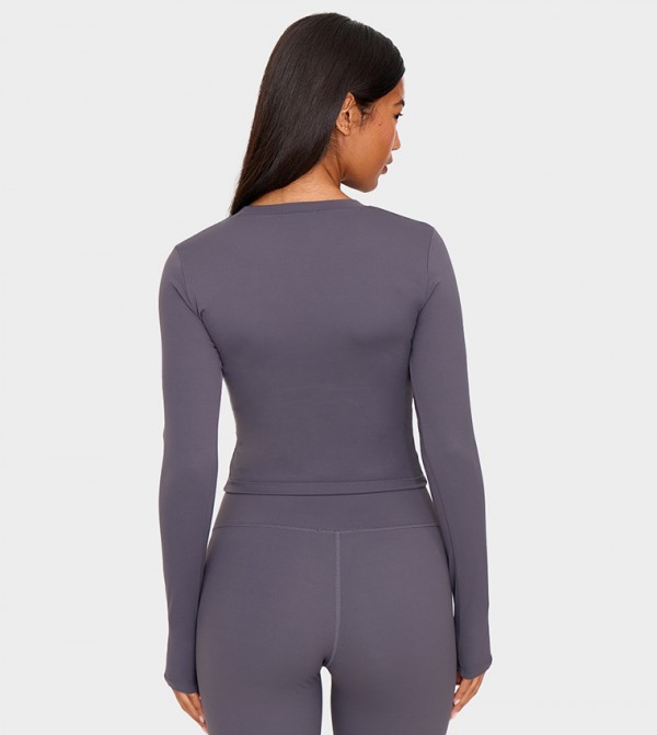 بريتي ليتل ثينغ  ملابس رياضة - رمادي بلايز