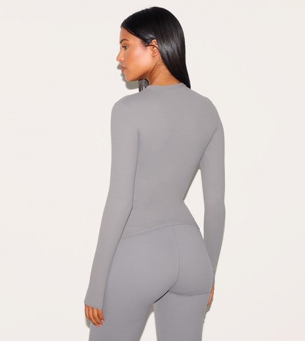 PrettyLittleThing PrettyLittleThing - Dark Grey Casual T-Shirts