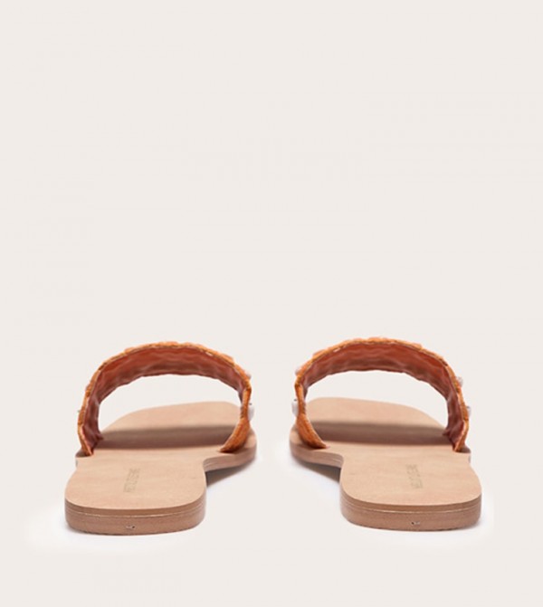 PrettyLittleThing PrettyLittleThing - Orange Flat Sandals