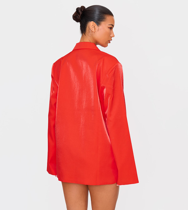 PrettyLittleThing  Jackets & Coats - Red Blazers
