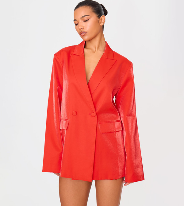 PrettyLittleThing  Jackets & Coats - Red Blazers