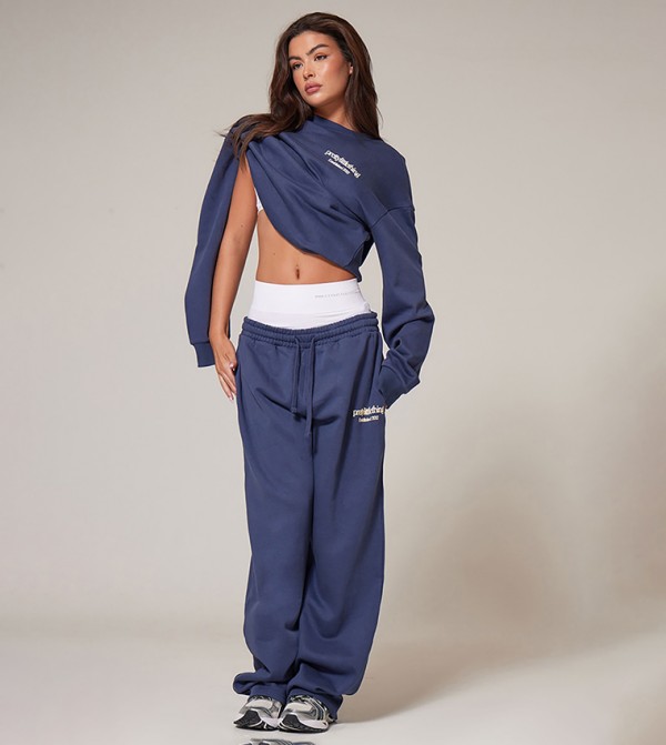 بريتي ليتل ثينغ بيرتي ليتل ثينغ - كحلي Cropped Tops