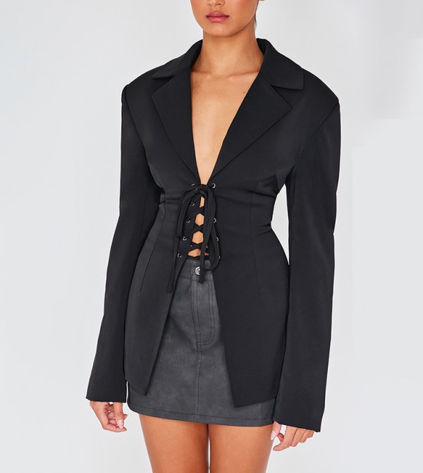 PrettyLittleThing  - Black Blazers