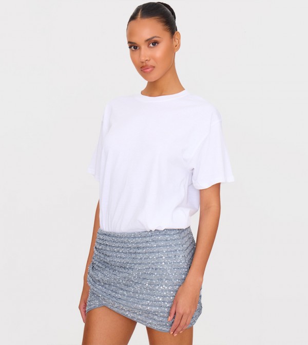 بريتي ليتل ثينغ  تنانير - أزرق Mini Skirts
