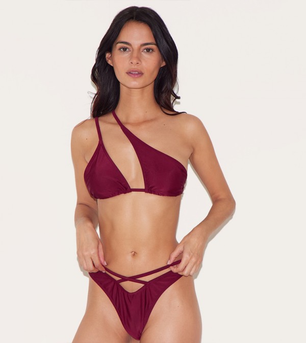 بريتي ليتل ثينغ  ملابس سباحة - بورغندي Bikini Tops