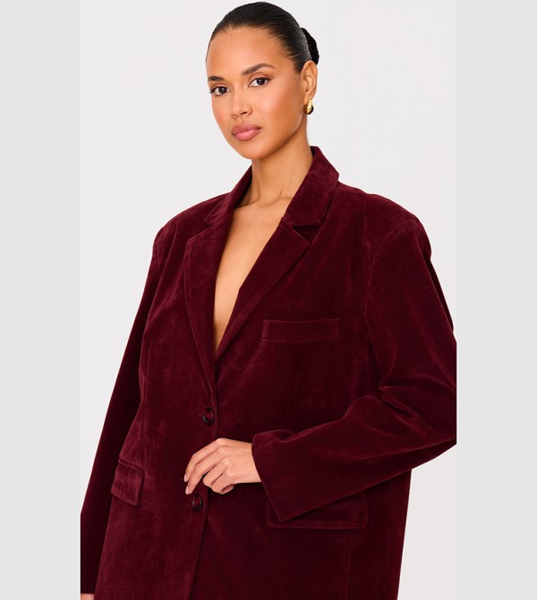 PrettyLittleThing PrettyLittleThing - Burgundy Blazers