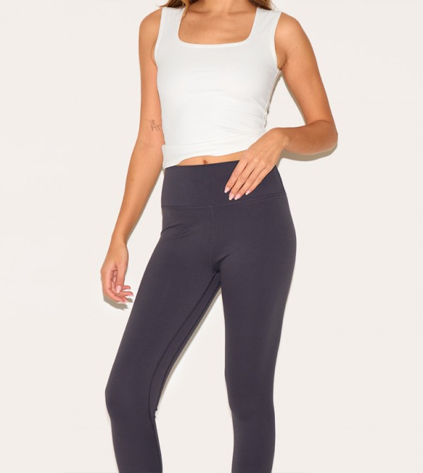 PrettyLittleThing leggings - Dark Grey leggings