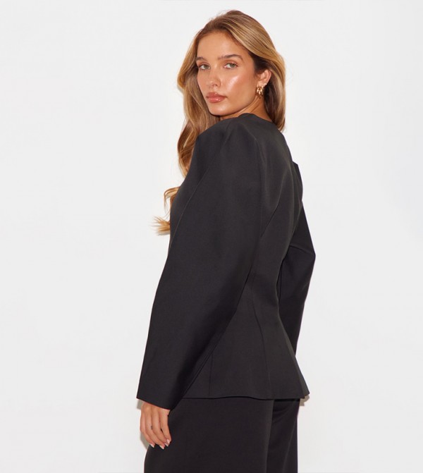 PrettyLittleThing  Jackets & Coats - Black Blazers