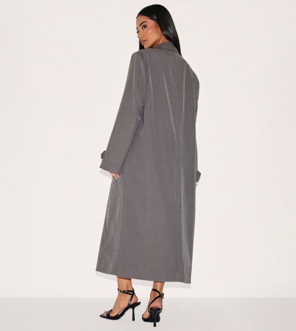 PrettyLittleThing PrettyLittleThing - Dark Grey Overcoats