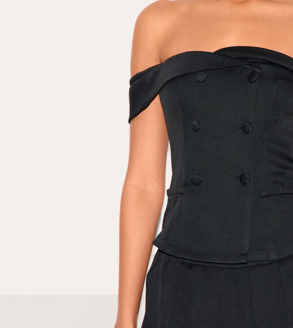 PrettyLittleThing  Playsuits - Black Playsuits