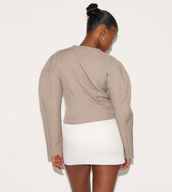 PrettyLittleThing  - Beige Blazers