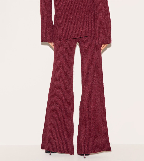 بريتي ليتل ثينغ  بناطيل وليقنز - بورغندي بنطال كاجوال