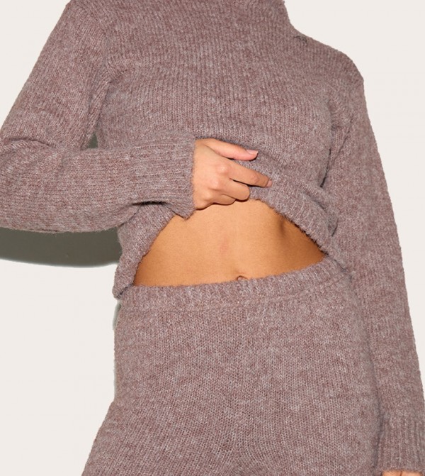 بريتي ليتل ثينغ  - بني داكن بنطال كاجوال