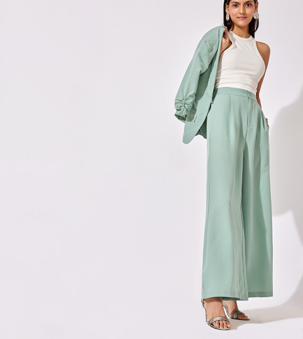 The Label Life The Label Life - Green Regular Pants