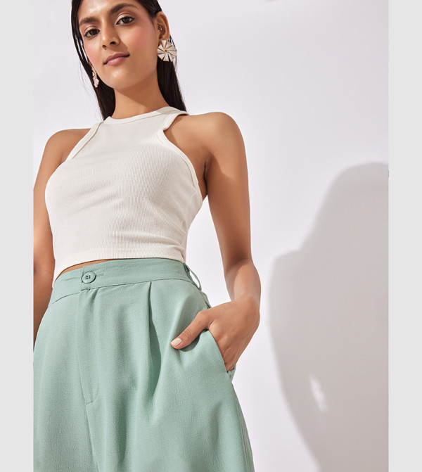 The Label Life The Label Life - Green Regular Pants