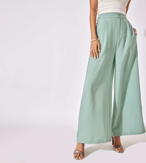 The Label Life The Label Life - Green Regular Pants